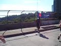 Running in the Peachtree Road Race - www.RunningBillboard.com
