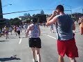 Running in the Peachtree Road Race - www.RunningBillboard.com