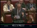 Di Pietro:\"Signor Presidente del Consiglio che non c\ Di Pietro:\"Signor Presidente del Consiglio che non c\
