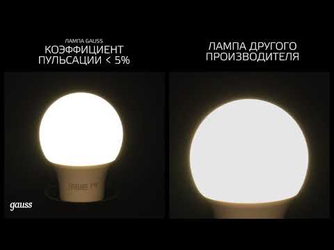 Видео 23215 Gauss Лампа Elementary A60 15W 1320lm 3000K E27 LED