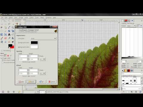 how to snap to grid in gimp
