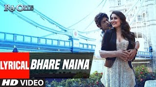  Bhare Naina  With Lyrics   Ra One  ShahRukh Khan 