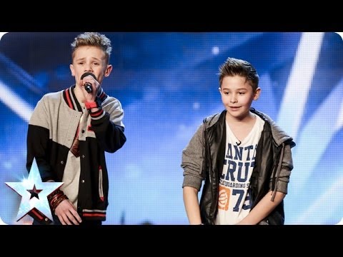 Simon Cowell Pushes The Golden Buzzer For These 2 Kids' Rap On 