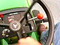 John Deere 318 24hp honda, mowing
