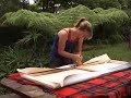 Beach Code- Work in Progress by NZ Artist Linda McFetridge.