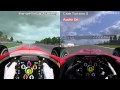 Ferrari Virtual Academy vs Gran Turismo 5 - Ferrari F10 at Nurburgring