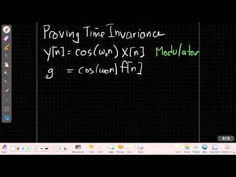 how to prove time invariance