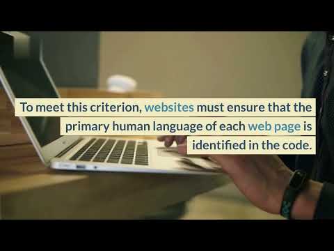 How to implement WCAG 2.1 Success Criterion 3.1.1 Language of Page in code with examples