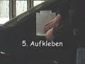 Anleitung zum aufkleben von Autoaufklebern, bzw. Babyaufkleber fürs Auto.