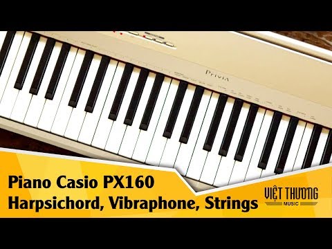 Demo tiếng Harpsichord và String trên đàn piano Casio PX160