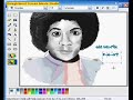 Painting Michael Jackson with MS Paint Painting Michael Jackson with MS Paint