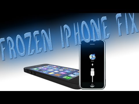 how to fix frozen iphone