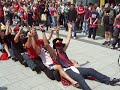 Heineken Cup Final 2008 Toulouse fans before the game