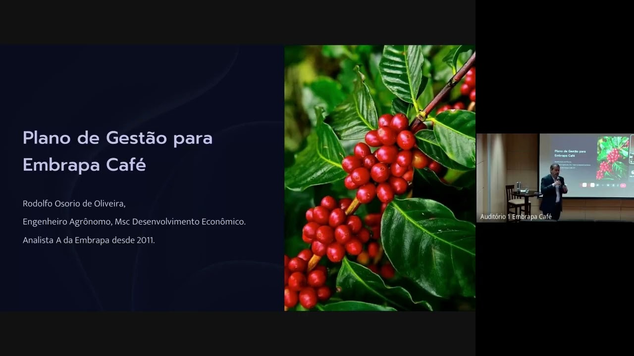 Apresentação de Rodolfo Oliveira em Audiência Pública para seleção de chefe-geral da Embrapa Café