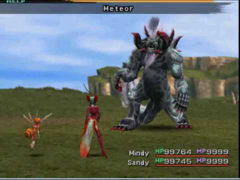 Final Fantasy X: Anima running away from battle