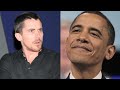 obama and bale face-off! listen to the original christian bale rant here: www.youtube.com obama's lines are taken from the audio book for 