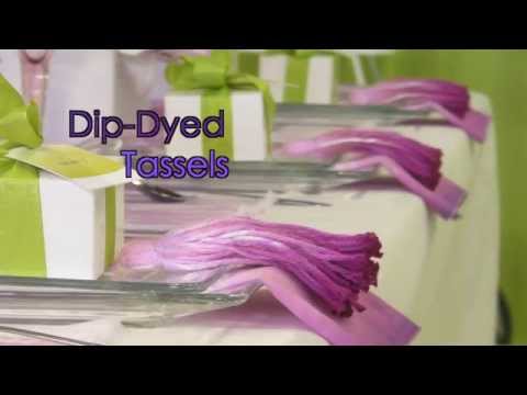 how to dye tassels