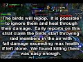 updates:
we don't bother with the birds that spawn.  initial reports of the spawns eventually killing dps were wrong.  ignore the birds, heal through them.

a short how-to for akil'zon, the 2nd boss in za.  

music:
