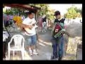 mi compadre tino de mac allen y yo tocandp en la casa de sus suegros en gonzales tamps.