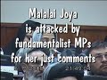malalai joya is being attacked inside afghan parliament
