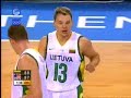 Sarunas Jasikevicius vs USA(Athens game 2004)