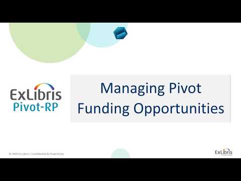 Managing Pivot Funding Opportunities