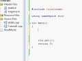 Video tutorials about programming in the C++ programming language.Part 7 (update 1):* Variables* Integer typePardon my imperfect english.Forum: http://cpptutorials.freeforums.org/If you have any suggestions about how to make this video clearer, more n00b helpful, and explanatory, please send me a message.If you have any C++ questions, please comment.