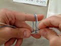 Rambam (First Hulya) Tekhelet Tying Method