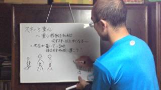 スキー滑走中、重心はどこに置けばいい? ~スキーが上達する体ののせ方