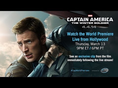 Marvel's Captain America: The Winter Soldier - Live Red Carpet Trailer