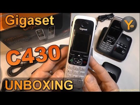 Unboxing/First Look: Gigaset C430 / C430A DECT Schnurlos-Telefon mit Anrufbeantworter