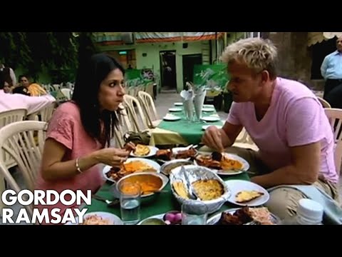 Spicy Indian Food - Gordon Ramsay travels to Delhi to sample real Indian food and see how it compares to the English version we're used to. He samples food at one of India's mos...