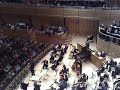 northern sinfonia, chorus and audience performing the 'the first nowell'.

the evening was hosted by ben fogle. simon halsey conducted the orchestra.

deliberately got seats above so we could people watch the musicians. fascinating.
