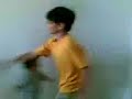 Little Kid (Sergio Escobar) banging into wall again