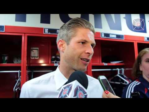 officialfiresoccer - Forwards Chris Rolfe, Patrick Nyarko, and Midfielder Logan Pause talk about the team's 1-0 defeat against the Union.