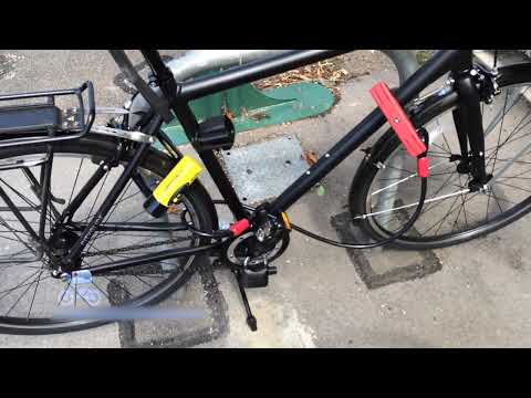 how to remove bike d-lock