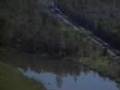 Aerial and Boat Views of Amtrak Train Derailment, Mobile, Al
