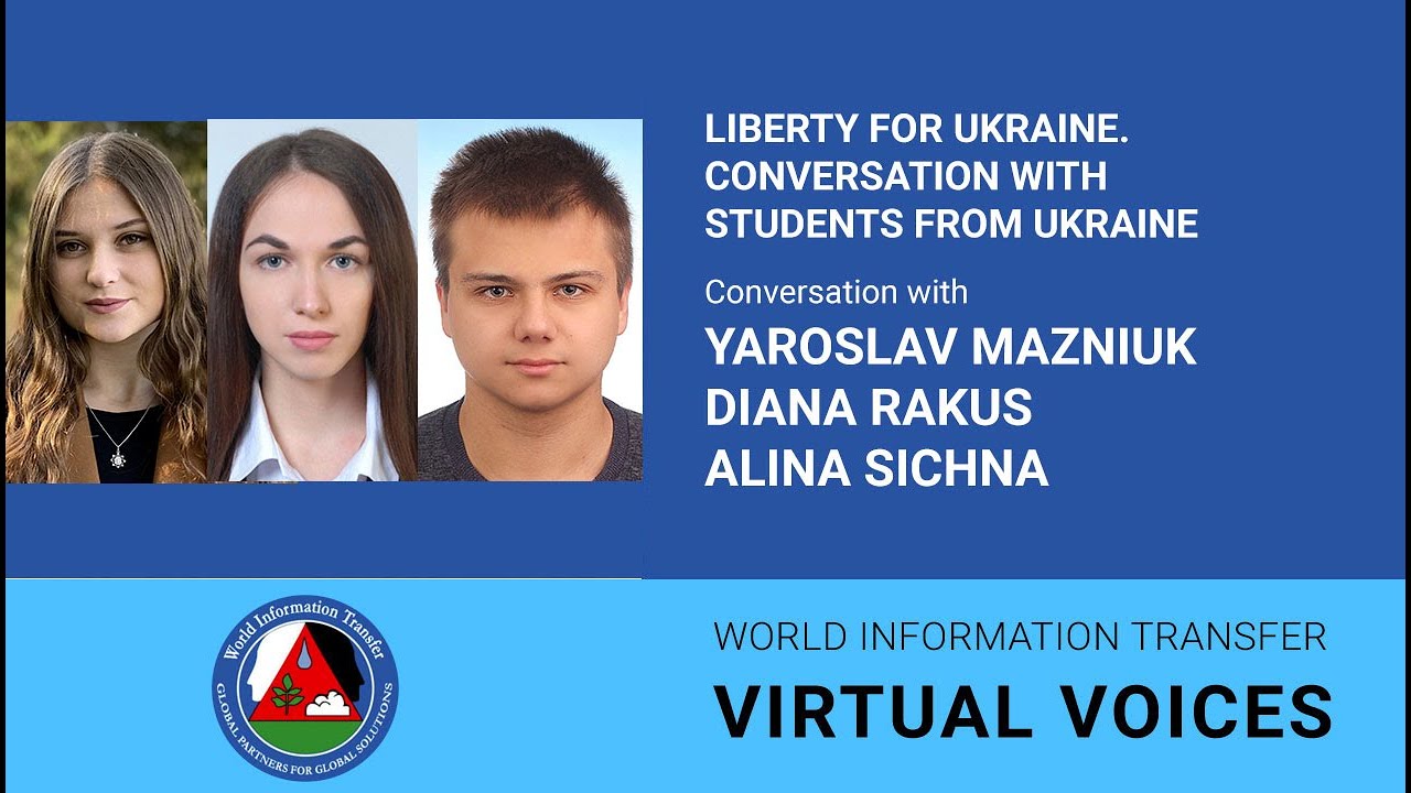 Liberty for Ukraine. Conversation with Students from Ukraine. February 1, 2023