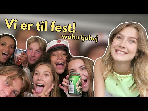 Sammen med Maja, til fest og mega simp