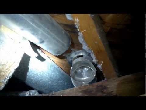 how to vent a dryer through crawl space
