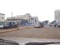 Driving in Cotonou, Benin