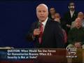 videos de Town Hall Debate - Humanitarian Deployments: Would you us...