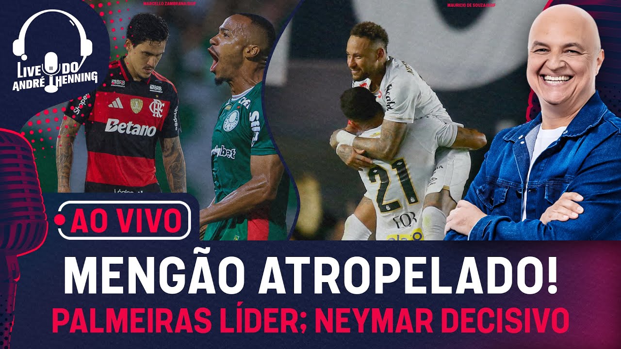 Flamengo Atropelado Pelo Bragantino; Neymar Decisivo, Mas Suspenso; Palmeiras Líder Isolado E Mais!