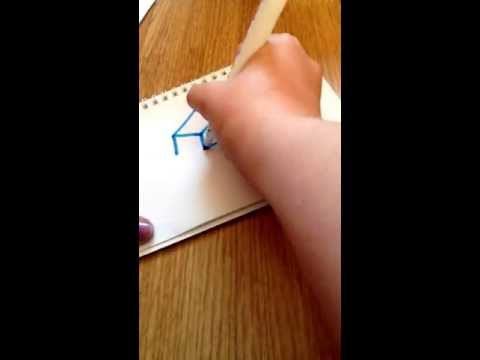 how to draw the x in the square