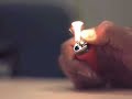 Fuego de mechero a cámara lenta Fuego de mechero a cámara lenta