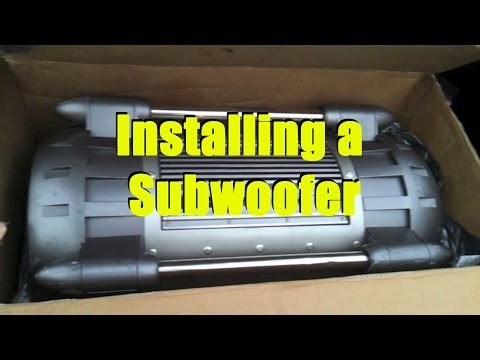 VW Subwoofer Install Part1 Step by Step DIY