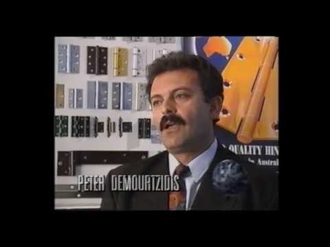 1993 Ethnic Business Awards Finalist – Manufacturing Category – Peter Demourtzidis – Trio Hinging