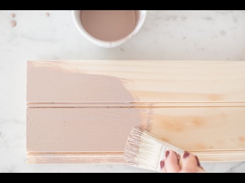 how to paint with milk paint