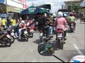 Driving motorbike in Si Saket