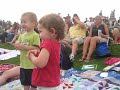 Roxy and Korbin and the Dave Matthews band concert